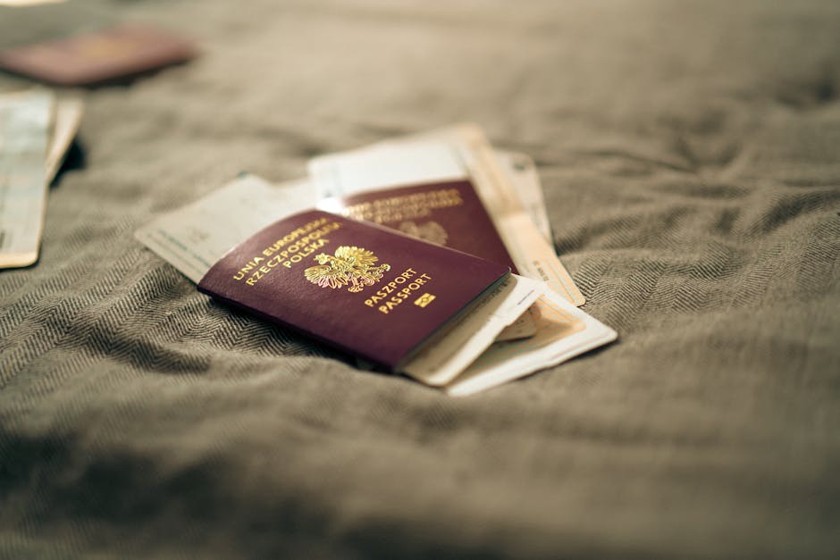 Reisepass und Reisedokumente