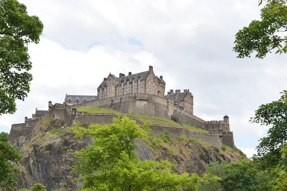 Edinburgh Castle in Schottland